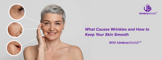 Woman wearing a lightweight UPF 50+ sun protection jacket for anti-aging skincare