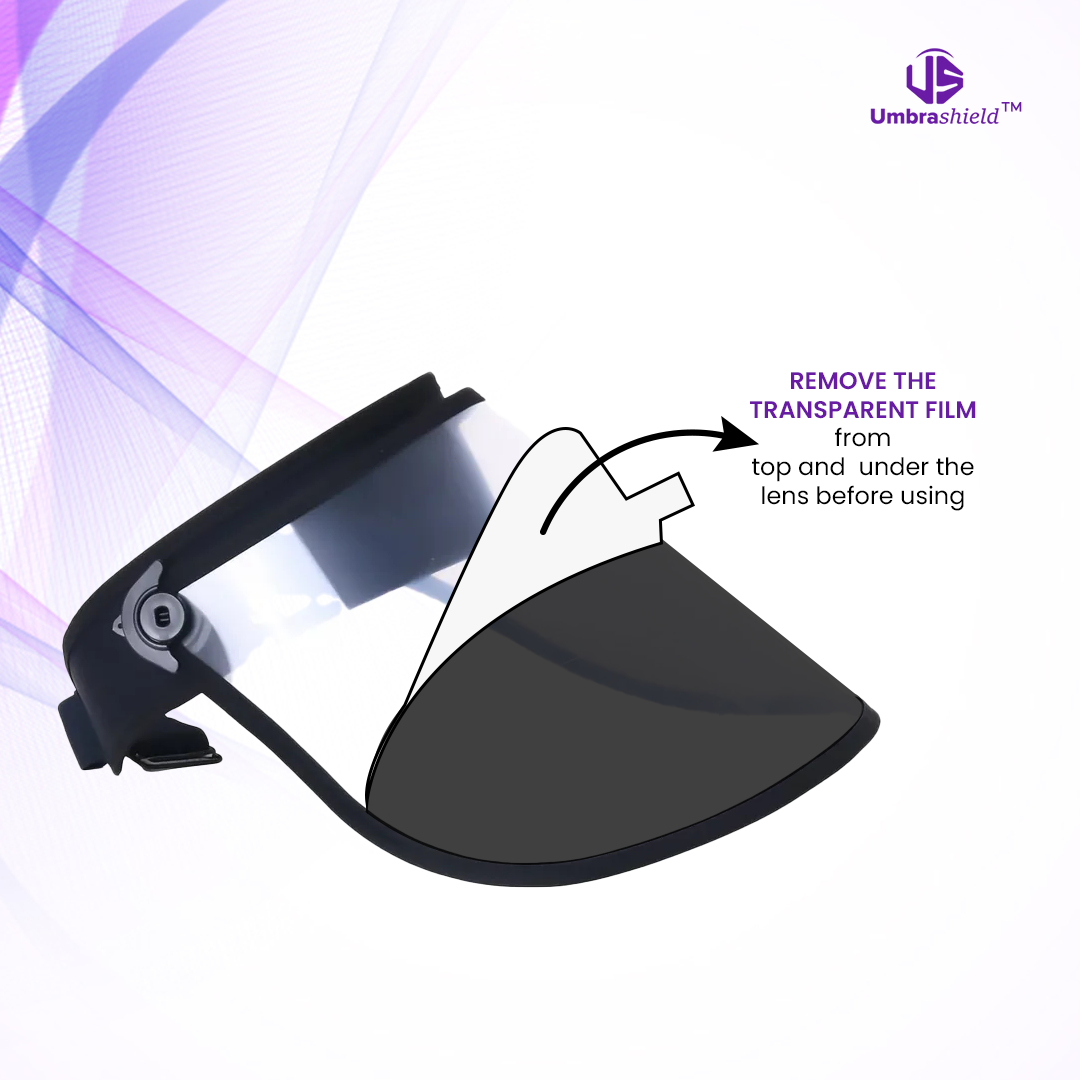 uv visor face shield