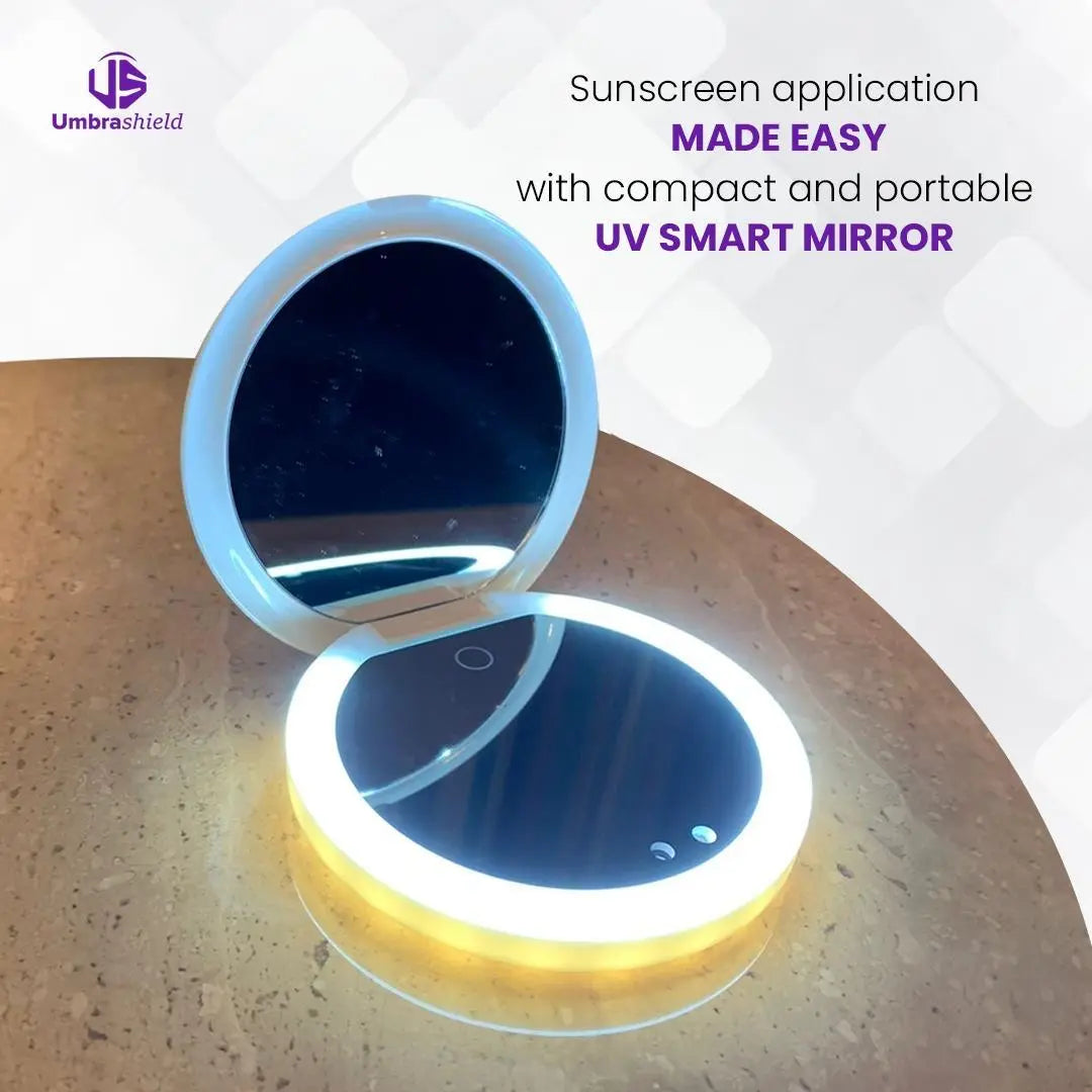 UV Smart Mirror - White - Umbrashield