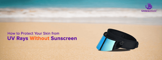UPF 50+ UV visor as a chemical-free alternative to sunscreen