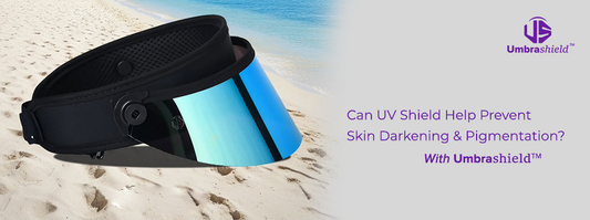 UV face shield for skin protection