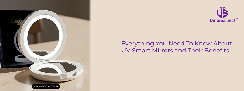 Sunscreen mirror for skin
