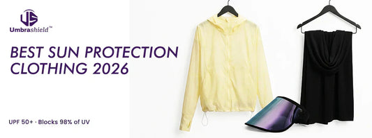 best UPF 50+ sun protection clothing for outdoors 2026 — UV jacket, uv scarf and face shield