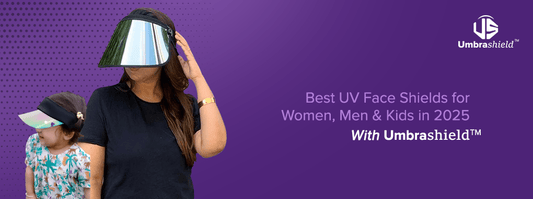UV Face Shields for Women, Men, Kids