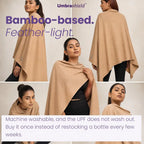 Bamboo UV scarf - Camel
