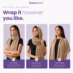 Bamboo UV scarf - Camel
