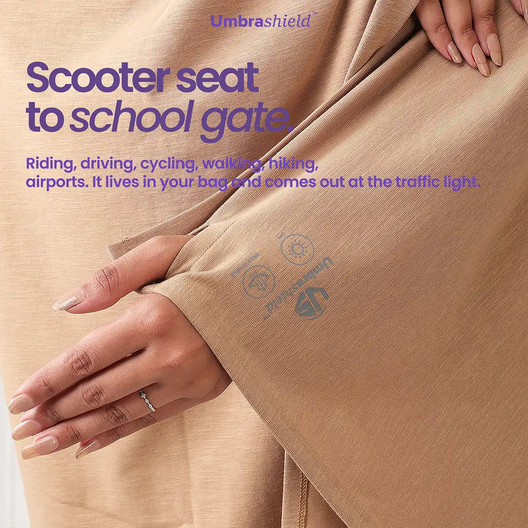 Bamboo UV scarf - Camel