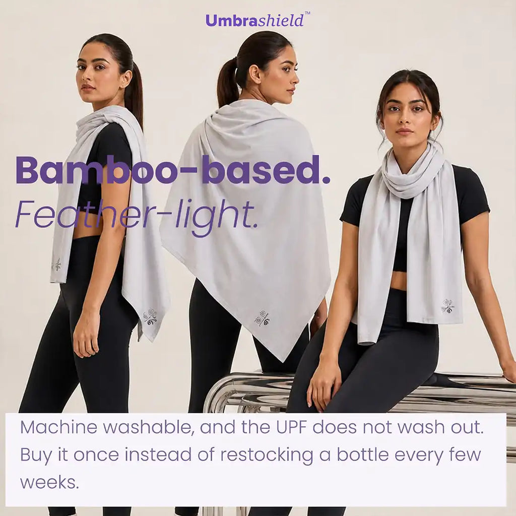Bamboo UV scarf - Camel