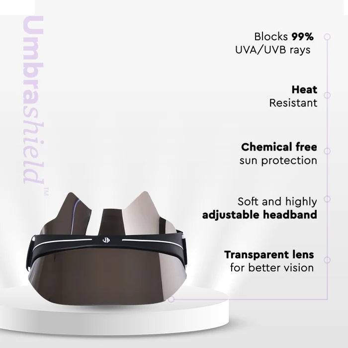 benefits of sun visor infographics