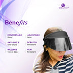 benefits sun face shield visor