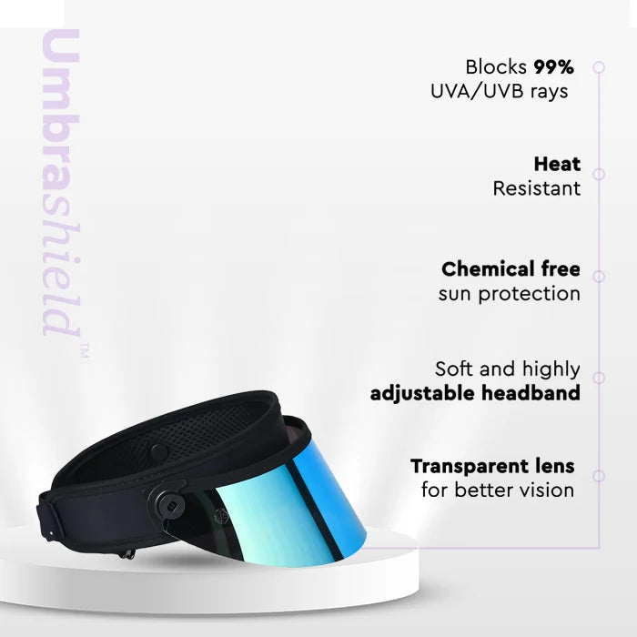best visor for sun protection infographics