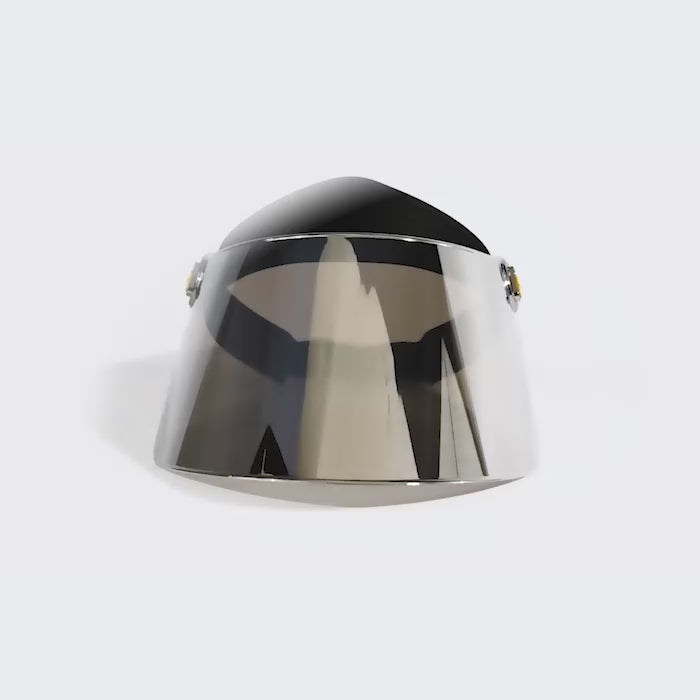 Hard Lens - Full Face Sterling Chrome