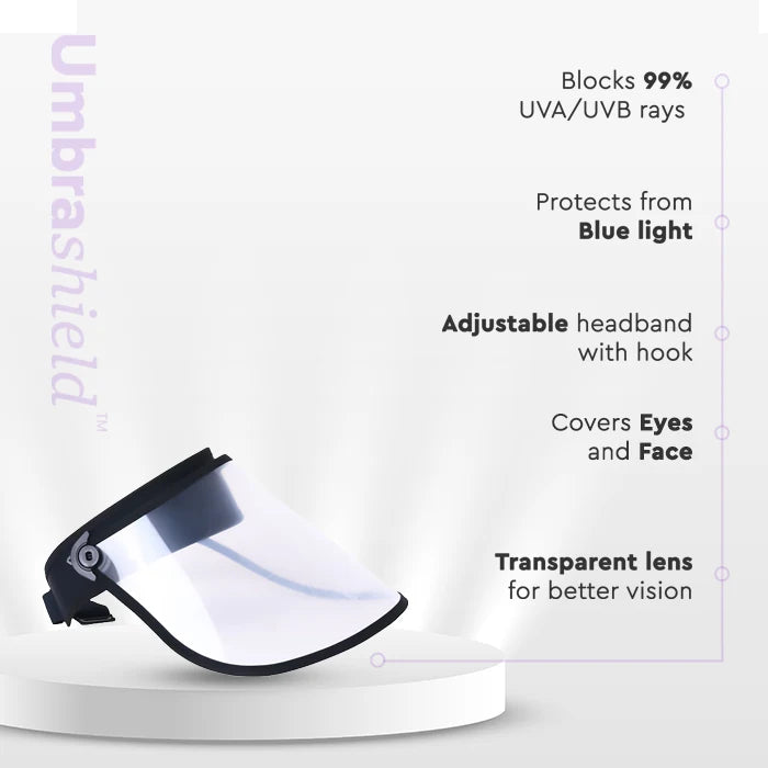 sun shield for face infographics
