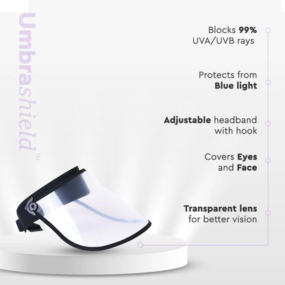 sun shield for face infographics