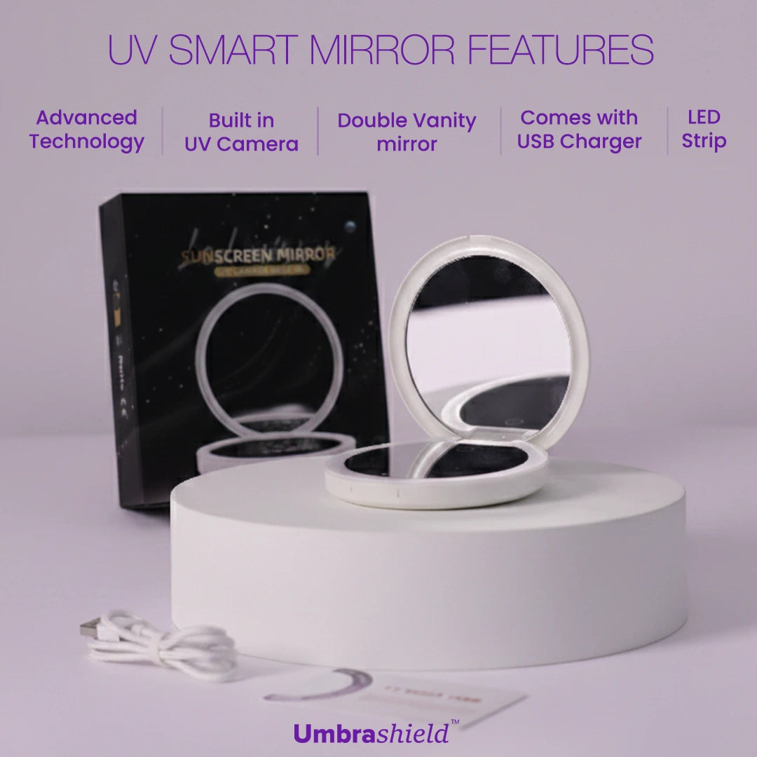 uv mirror for sunscreen